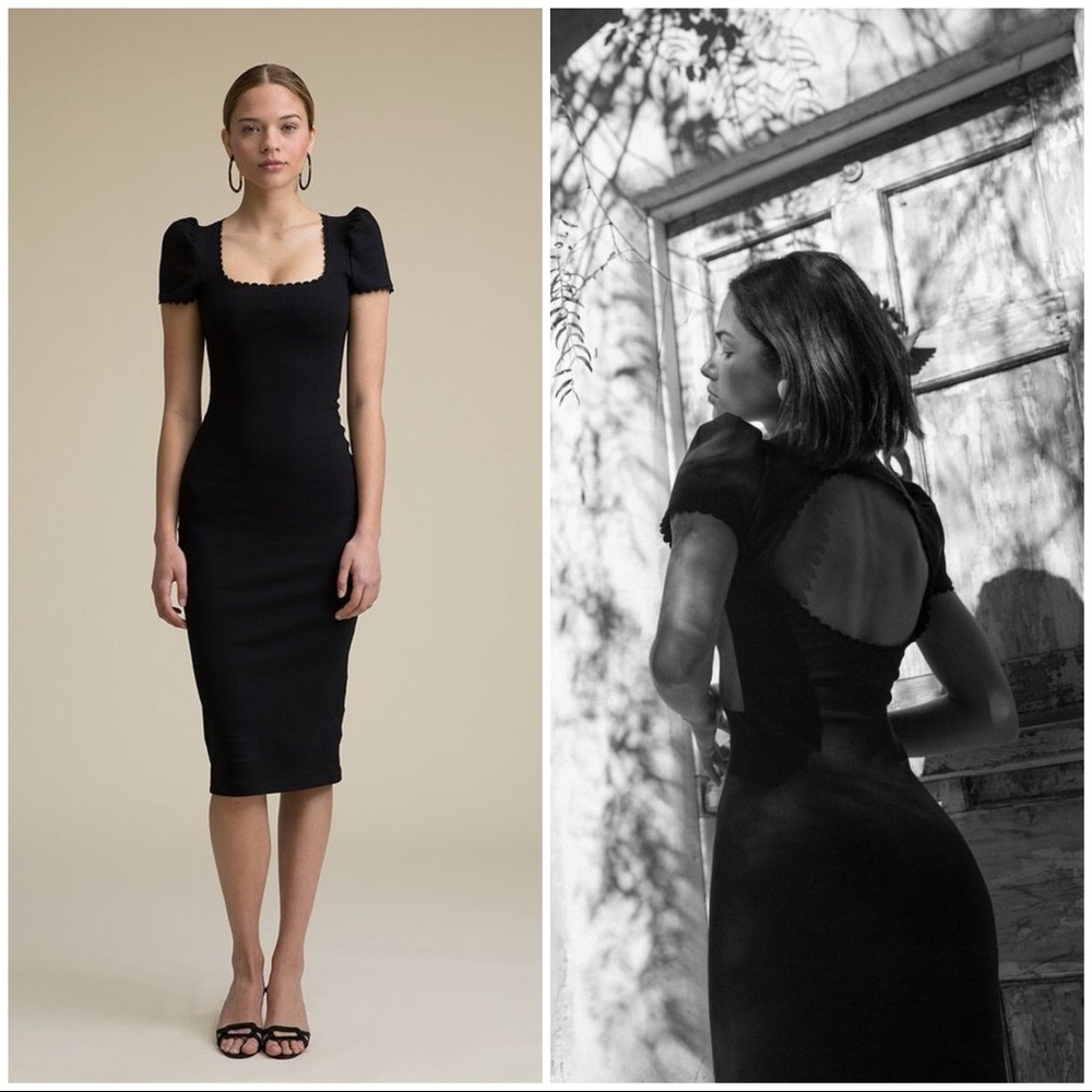 RARE THE LINE BY K SIMONE DRESS STONE COLD FOX LOVERS FRIENDS MAJORELLE REVOLVE
